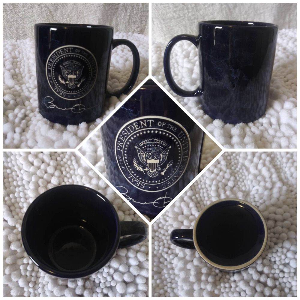 SOLD!! Seal of the President of the United States Barack Obama Signed 8oz Mug - Picture 2 of 7
